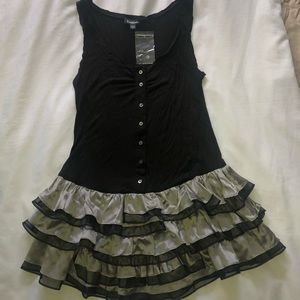 Bebe black tutu dress